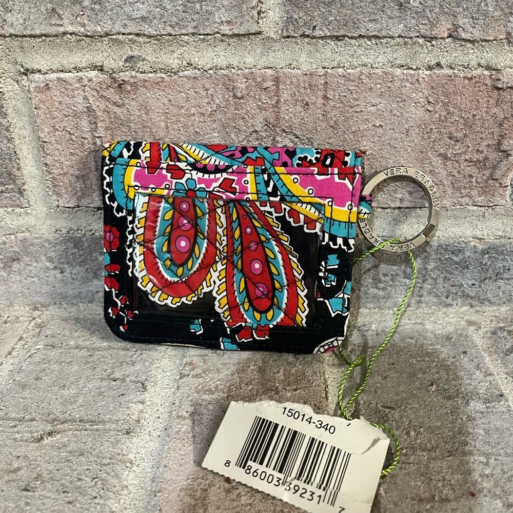 Vera Bradley Multicolor Paisley Keychain Wallet - Picture 2 of 5